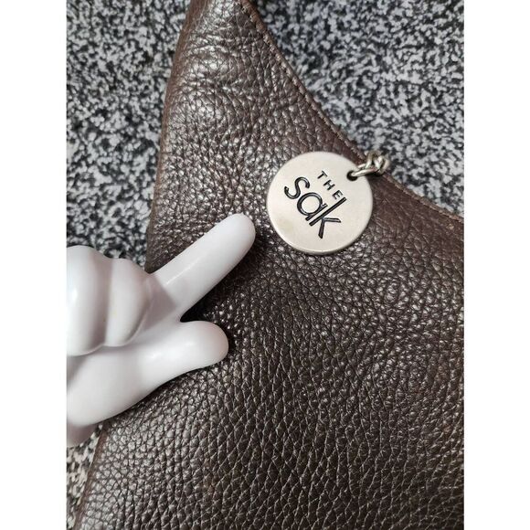 The Sak Dark Brown Leather Bag #A85 - Picture 3 of 11